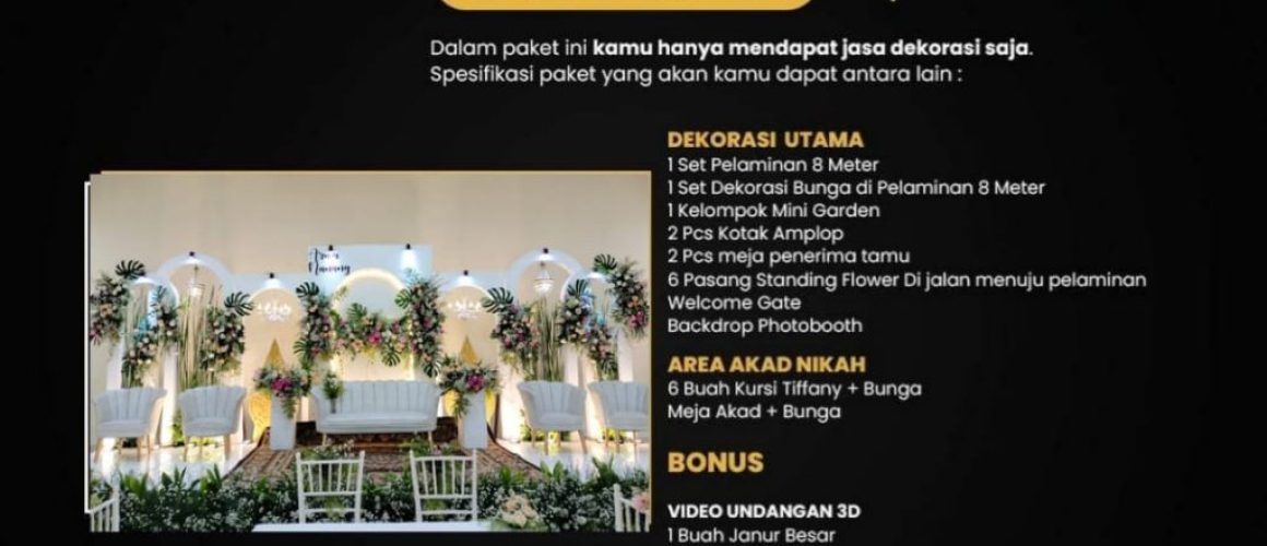 paket dekorasi